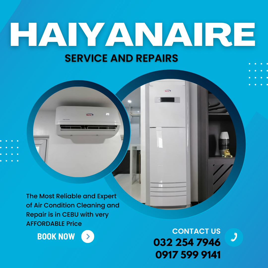 Cebu HAIYANAIRE AIRCON CLEANING and COLD STORAGE REPAIR SERVICES in Canjulao Lapu-lapu City 