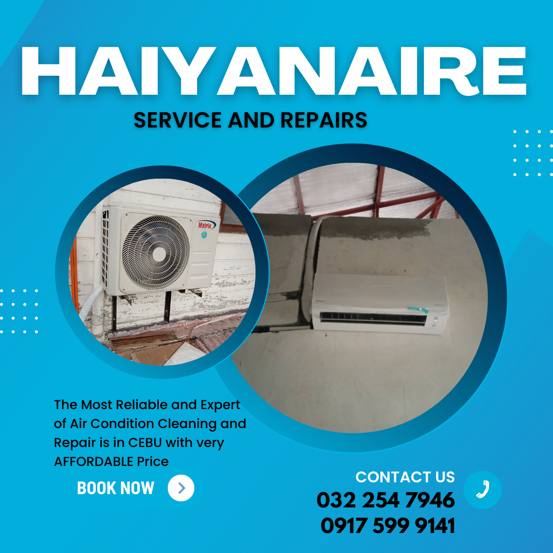 Cebu HAIYANAIRE AIRCON CLEANING and COLD STORAGE REPAIR SERVICES in Gun-ob Lapu-lapu City 