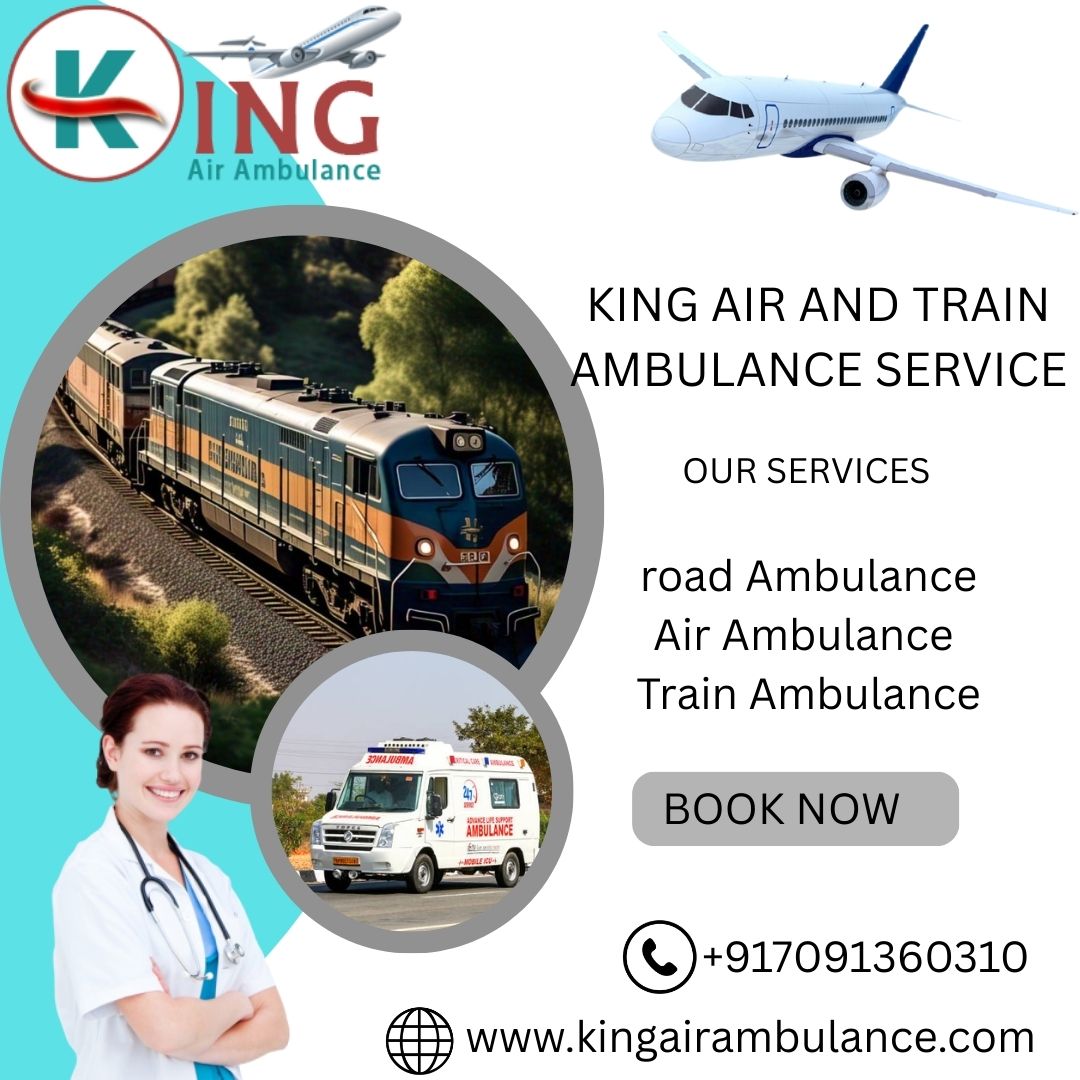 You've booked King Train Ambulance service for a patient in guwahati