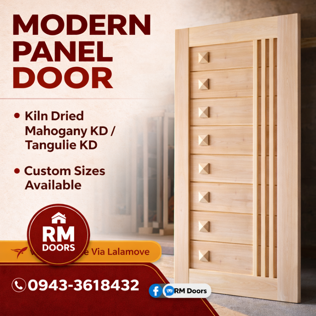 Panel Door Main Door Kiln Dried Mahogany KD or Tanguile KD