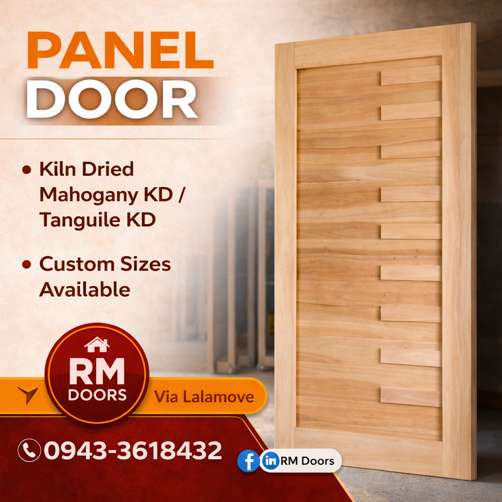 Panel Door Main Door Kiln Dried Mahogany KD or Tanguile KD