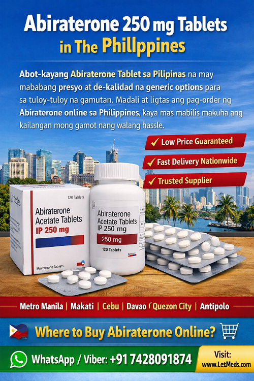Generic Abiraterone Tablets Available in Cebu at Competitive Price