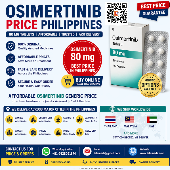 Order Now Osimertinib 80 mg Price in Cebu, Davao, Manila