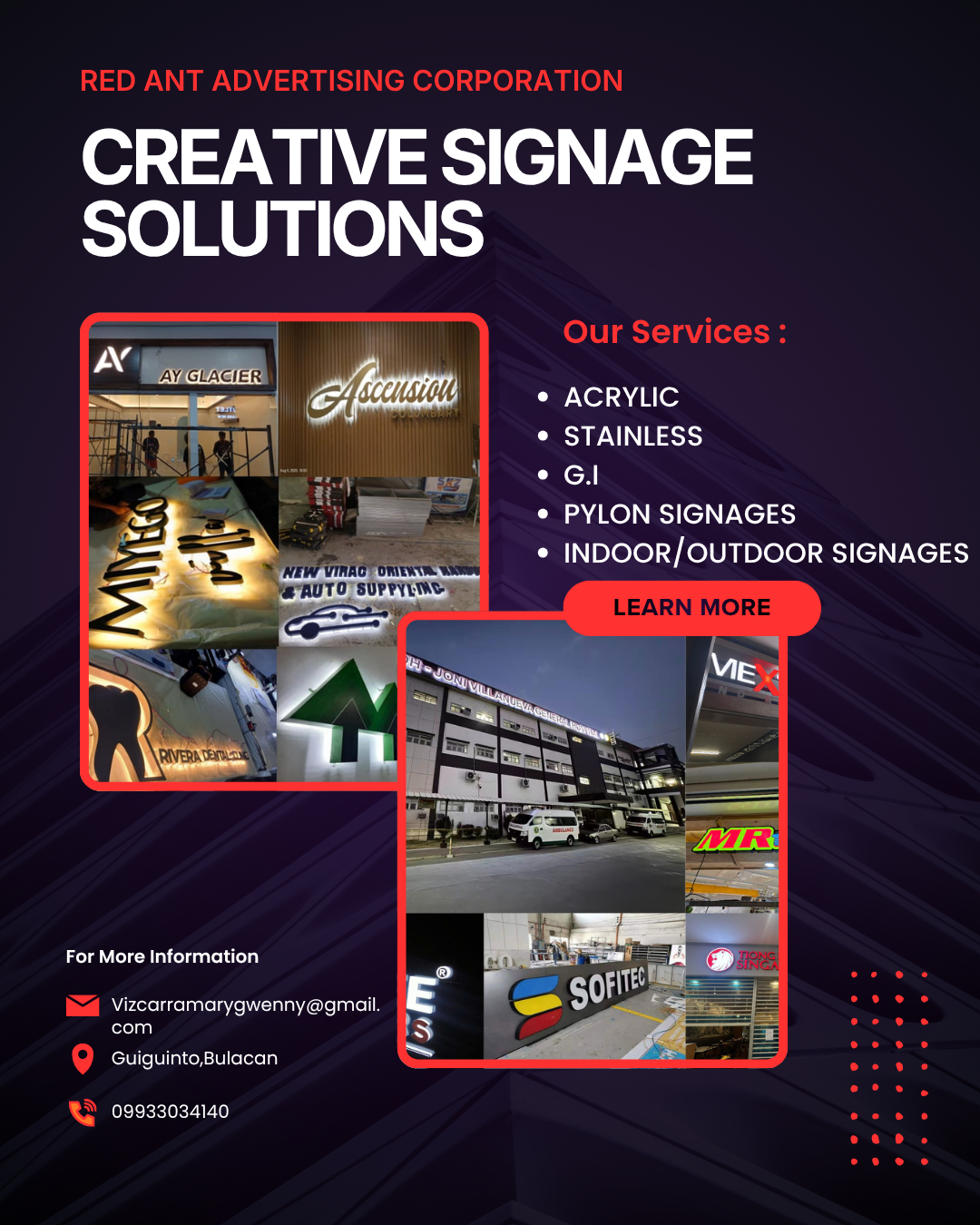 SIGNAGE MAKER IN THE PHILIPPINES