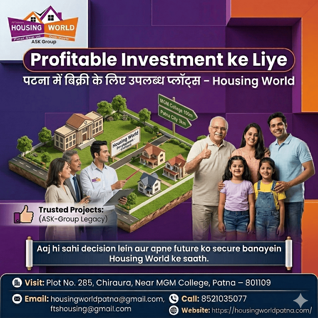 Apni Zameen, Apni Pehchan: पटना में बिक्री का जमीन – Housing World