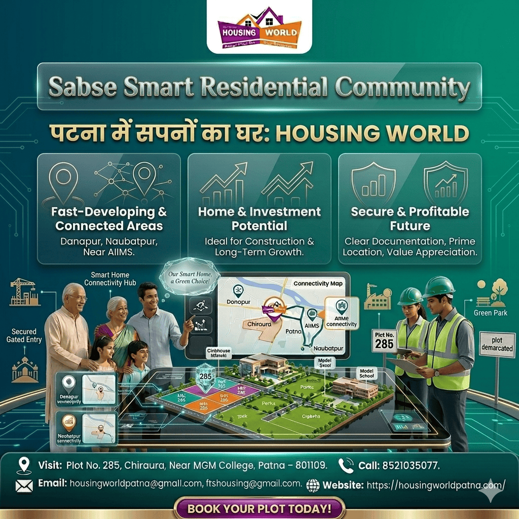 Apka Sahi Faisla: पटना में बिक्री का जमीन – Housing World