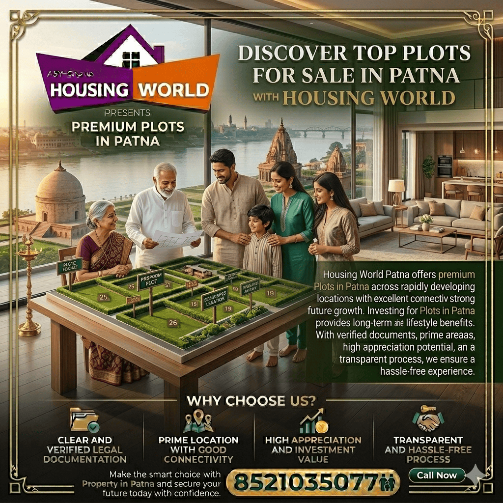Behtar Location, Behtar Future: पटना में अच्छी रेजिडेंशियल ज़मीन – Housing World