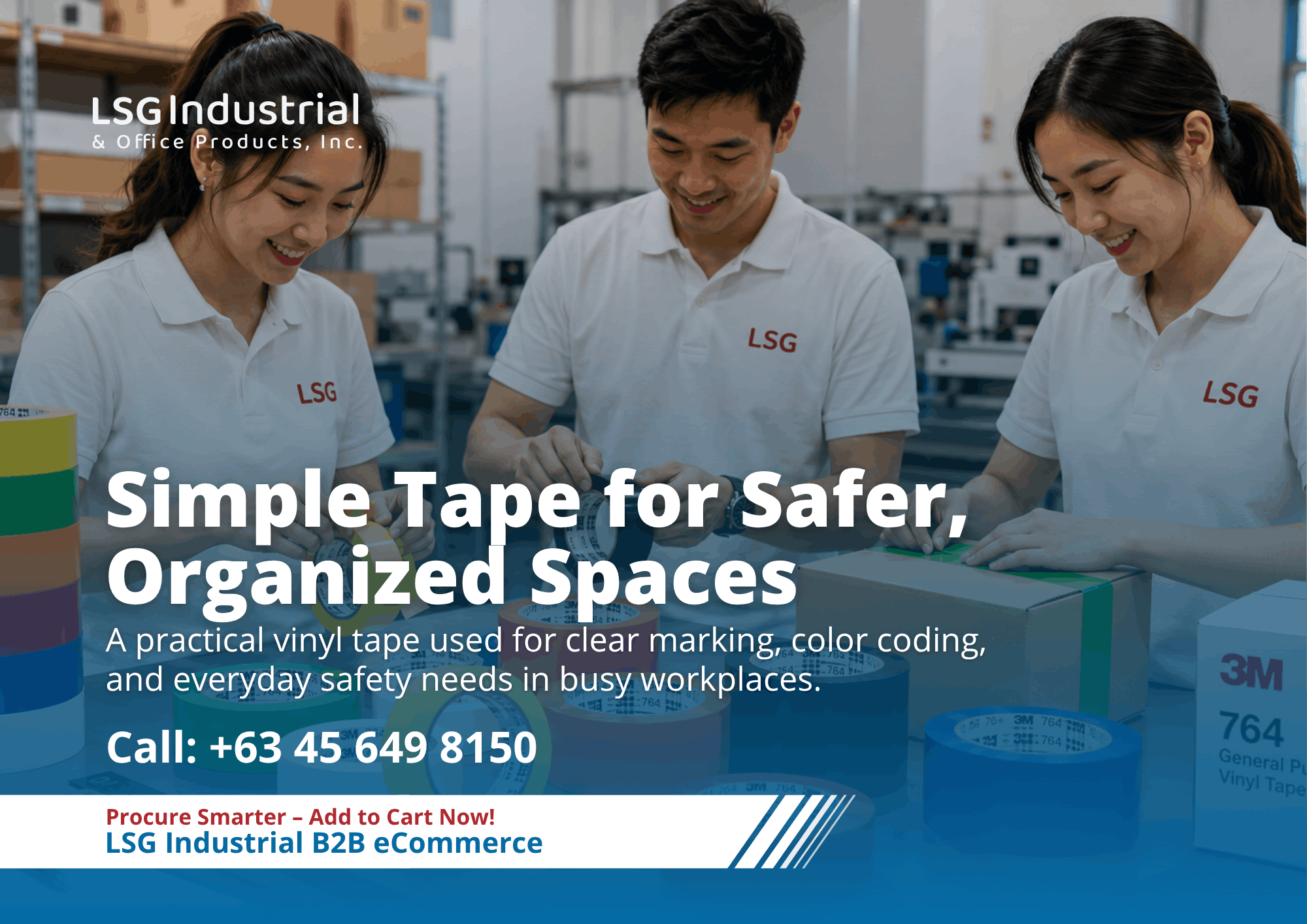 3M General Purpose Vinyl Tape 764