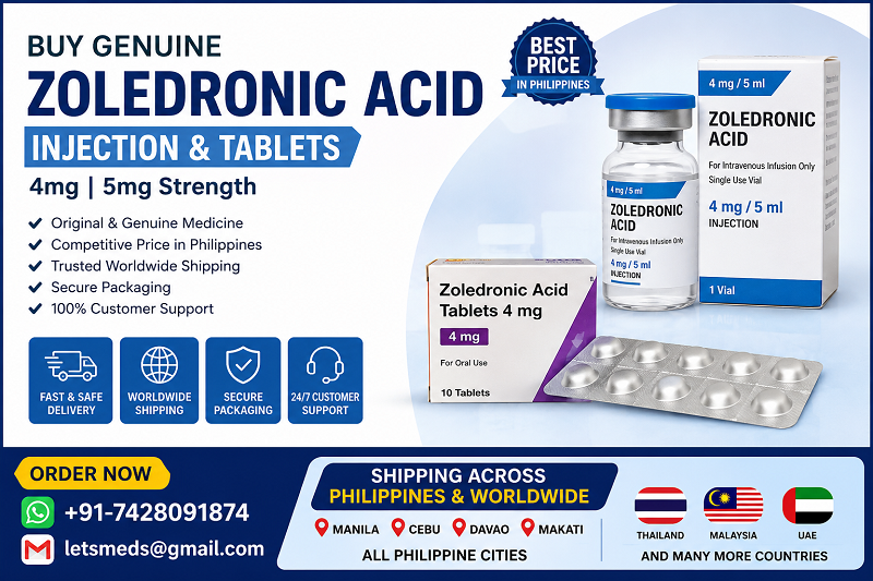 Zoledronic Acid Injection Supplier for Philippines & Worldwide