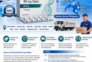 Buy Osimertinib 80 mg Tablet Online in Manila