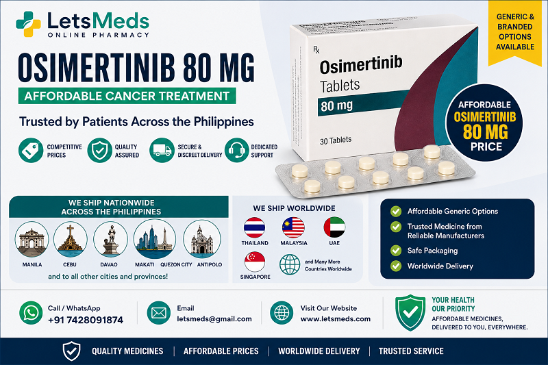 Affordable Generic Cancer Medicines Osimertinib 80 mg with Worldwide Delivery