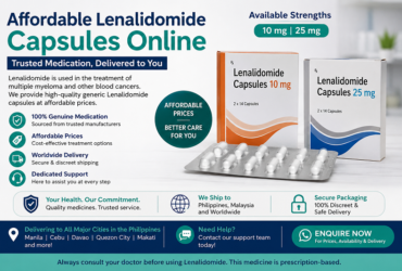 Lenalidomide 10 mg Capsules Available for Patients in Metro Manila