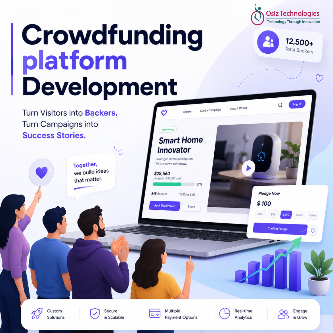 Turn Ideas into Investments with Advanced Crowdfunding Platform Development by Osiz