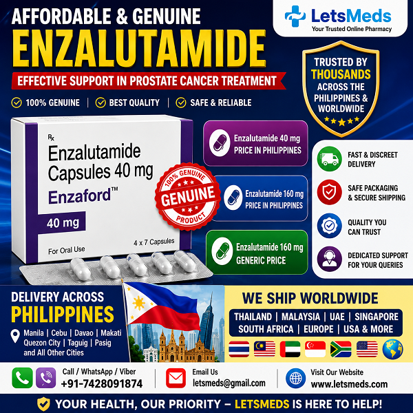 Purchase Enzalutamide 40 mg Price in Philippines From Letsmeds