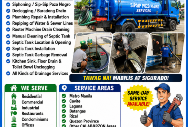 DECLOGGING /PLUMBING /REPIPIPNG SERVICES 09566871053