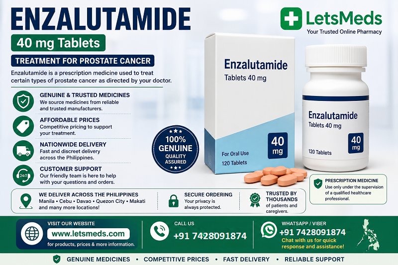 Looking for Generic Enzalutamide in the Philippines?