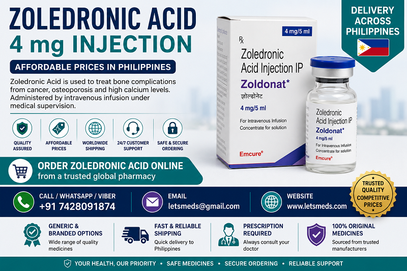 Zoledronic Acid Infusion Price in Metro Manila Philippines