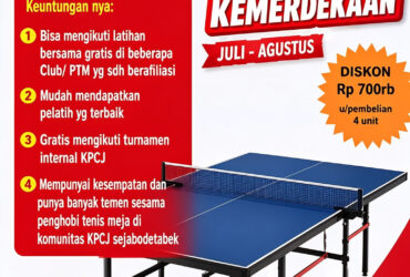 Tenis meja pingpong merk BUTTERFLY