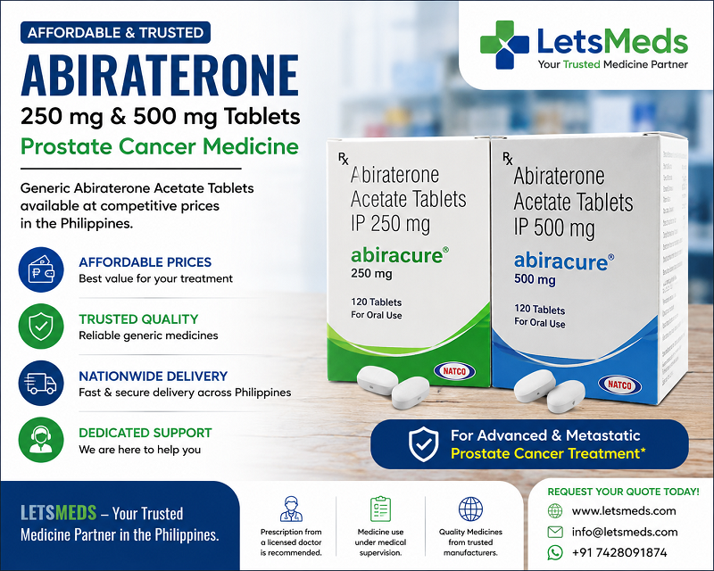 Order Abiraterone 250 mg Tablet In The Philippines