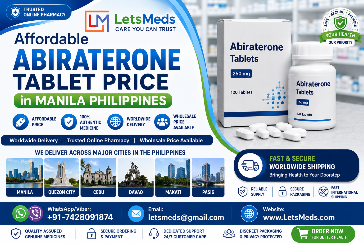 Abiraterone Tablet Online Cost Manila