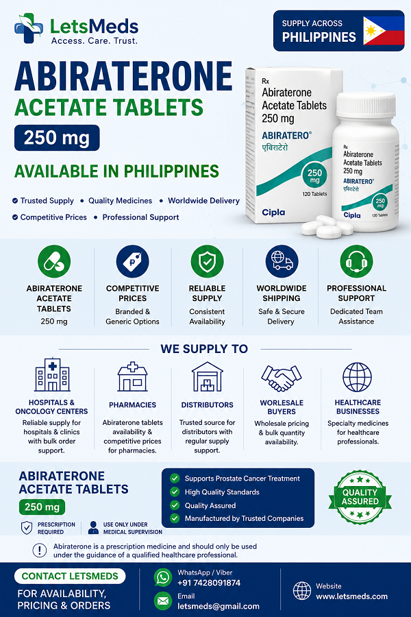 Abiraterone Medicine Availability and Pricing Information In Metro Manila Philippines