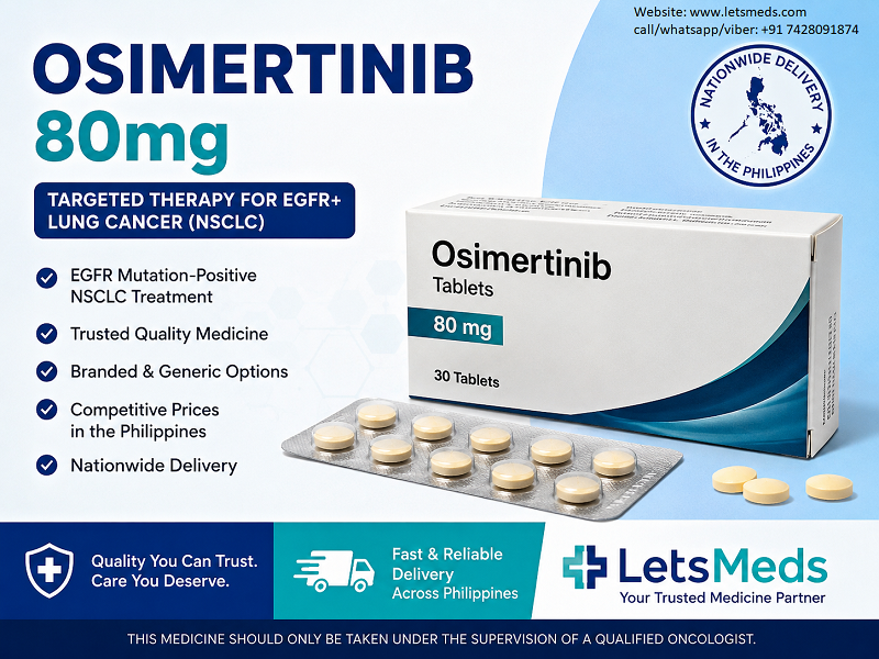 Osimertinib 80mg Price in Philippines | LetsMeds