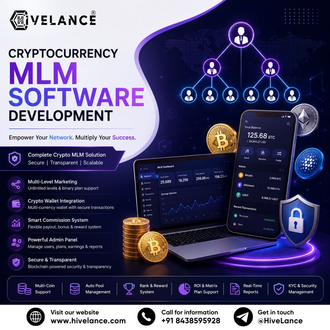 Cryptocurrency MLM Software Development: Essential Features Every Business Needs