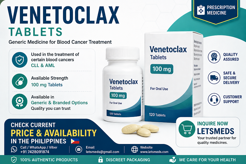 Venetoclax 100 mg Tablet Cost In Philippines – Check Current Pricing And Availability