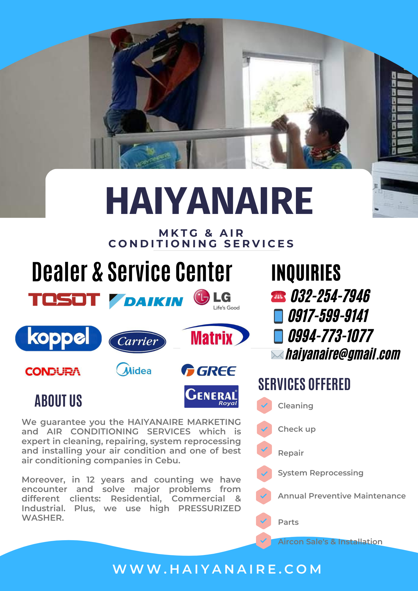 Air Condition Home Service Cleaning in Talisay City