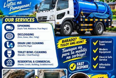 NO.1 MALABANAN TAGUIG 09273049136  POZO NEGRO SIPHONING & DECLOGGING SERVICES