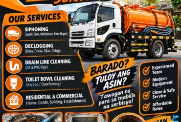 NO.1 MALABANAN  ABUCAY BATAAN  09273049136  SEPTIC TANK SIPHONING  SERVICES