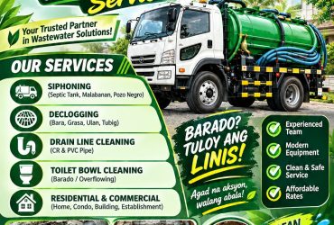 NO.1 GEN.TRIAS  MALABANAN EXPERT 09273049136 SEPTIC TANK & DECLOGGING SERVICES