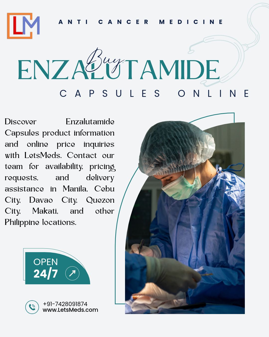 Enzalutamide Capsules Price Online Manila