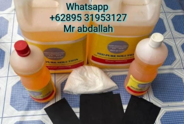 How to use SSD chemical solution for cleaning black 